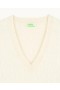From Future Brushed V-Neck Sweater White | Women Cashmere V-Neck Sweaters