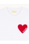 From Future Crewneck Short Sleeve Heart T-Shirt White | Women Shirts, T-Shirts & Tops