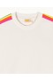 From Future Crewneck Sweatshirt Multicolored Stripes Sand | Women Summer Knits