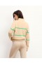From Future Crochet Quarter Zip Neck Sweater Light Beige | Women Quarter Zip Neck Sweaters