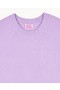 From Future Embroidered Heart Crewneck Sweater Fantasy Lilac | Women Cashmere Crewneck Sweaters