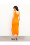 From Future Long Asymmetric Dress Spicy Orange | Women Dresses
