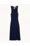 From Future Long Dress With Strass Collar Straps Navy | Women Dresses