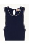 From Future Long Dress With Strass Collar Straps Navy | Women Dresses