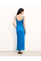 From Future Long Lurex Strap Dress Shiny Blue | Women Dresses