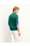 From Future Polo Neck Sweater Ocean Green | Men Merino Wool Sweaters
