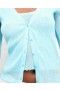 From Future Rhinestone Cardigan Sweater Aqua Blue | Women Summer Knits