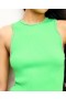 From Future Rhinestone Collar Tank Top Sunset Green | Women Summer Knits