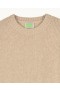 From Future Short Crewneck Sweater Heather Beige | Women Cashmere Crewneck Sweaters