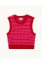 From Future Sleeveless Sweater Passion Red | Women Summer Knits