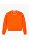 From Future Striped Crewneck Sweater Fantasy Orange | Women Cashmere Crewneck Sweaters
