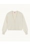From Future Sweater Cardigan White | Women Cashmere V-Neck Sweaters