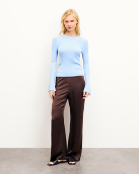 From Future Adama Wide Leg Pants Chocolate | Women Pants