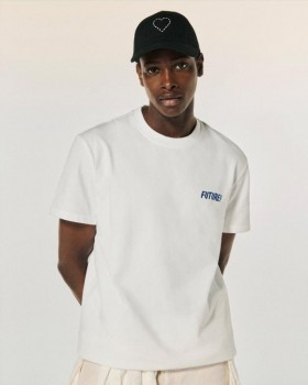 From Future Crewneck Short Sleeve T-Shirt White | Men Shirts & T-Shirts