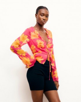 From Future Harley Long-Sleeve Top Floating Garden | Women Shirts, T-Shirts & Tops