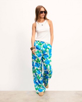 From Future Liam Wide Pants Elctrc Roses Bl | Women Pants