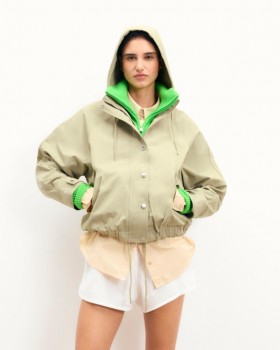 From Future Outerwear Jacket Khaki | Women Coats & Jackets