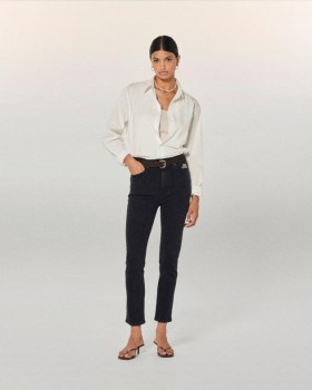 From Future Slim Fit Johnny Jeans Black | Women Jeans