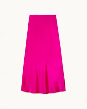 From Future Vicky Mid-Long Skirt Tropical Raspbe | Women Skirts