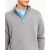From Future Contrast Zip Quarter Zip Neck Sweater Dark Heather Gray | Men Quarter Zip Neck Sweaters