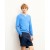 From Future Crewneck Sweater Boat Blue | Men Merino Wool Sweaters