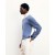 From Future Crewneck Sweater With Ribbed Stripes Storm Blue | Men Cashmere Crewneck Sweaters