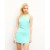 From Future Emmy Short Short Sleeve Dress Aqua Green | Women Dresses