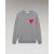 From Future Heart Crewneck Sweater Dark Heather Gray | Men Cashmere Crewneck Sweaters