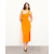 From Future Long Asymmetric Dress Spicy Orange | Women Dresses
