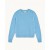 From Future Short Crewneck Sweater Aqua Blue Mln | Women Summer Knits