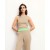 From Future Two-Tone Sleeveless Sweater Beige | Women Summer Knits