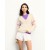 From Future V-Neck Sweater With Two-Tone Stripes And Sleeves White | Women Cashmere V-Neck Sweaters