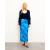 From Future Vicky Mid-Length Skirt Fuzzy Blue | Women Skirts