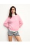 Suéter Future Brushed Crewneck Azul Marinho | Suéteres Femininos de Cashmere com Gola Redonda