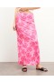  Saia midi com estampa de flores Candy da Future Roma | Saias femininas