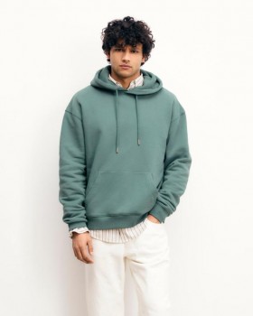  Moletom com capuz Future verde lavado | Moletons masculinos