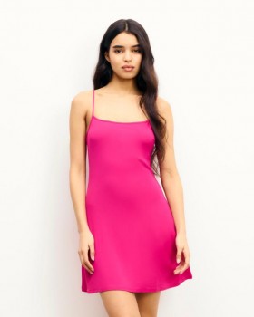 Vestido curto Jenna da Future, estampa tropical framboesa | Vestidos femininos