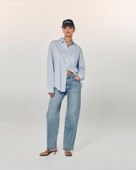  From Future Jackie Jeans Közepesen Kék Női Farmernadrág