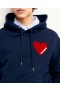  Geansaí Hoodie Ó Future Heart Cabhlach | Geansaí Hoodie Fir