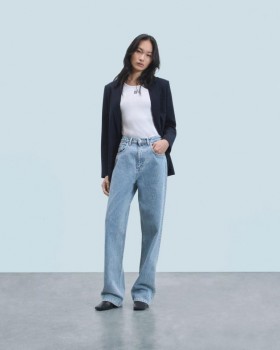  Ó Jeans Joseph Cos Díreach Future Gorm Éadrom | Jeans do Mhná