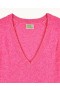  Maglione oversize con scollo a V di Future Elctrc Pink Mln | Maglioni con scollo a V in cashmere da donna