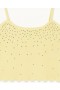  From Future Top con spalline in strass giallo cielo | Camicie, t-shirt e top da donna