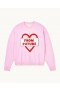  Heart From Future クルーネックセーター クリーミーピンク | レディース カシミア クルーネックセーター