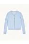  Fra Future Bijoux Cardigan Genser Babyblå | Dame Sommerstrikk