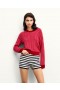  From Future Crewneck Genser Passion Red | Dame Sommerstrikk