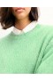 From Future Oversized Crewneck Genser Spicy Green Mln | Dame Kasjmir Crewneck Gensere