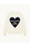  From Future Unisex Valentinsdag Crewneck Genser Hvit | Dame Kasjmir Crewneck Gensere