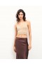  Top typu bralette z kolekcji Future w kolorze Heather Beige | Letnie swetry damskie
