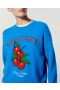  Sweter z okrągłym dekoltem w kolorze Surf Blue z kolekcji Future Keep It Tasty | Swetry damskie z kaszmiru z okrągłym dekoltem