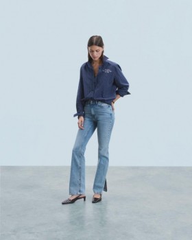  Blugi de damă Future Slit Bootcut Joe, albastru deschis